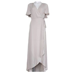 Show Me Your Mumu | Sophia Wrap Dres SMTR Beige M